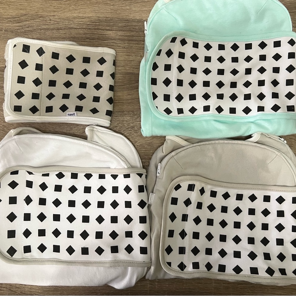 Nanit 3pc Swaddle and 1 pc Breathing Band Small Used 0-3mo